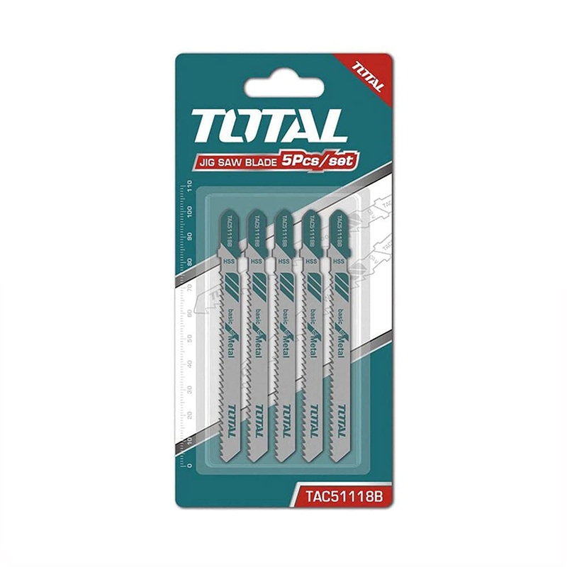 TOTAL TOOLS 5pcs Jig saw blade for metal - TAC51118B