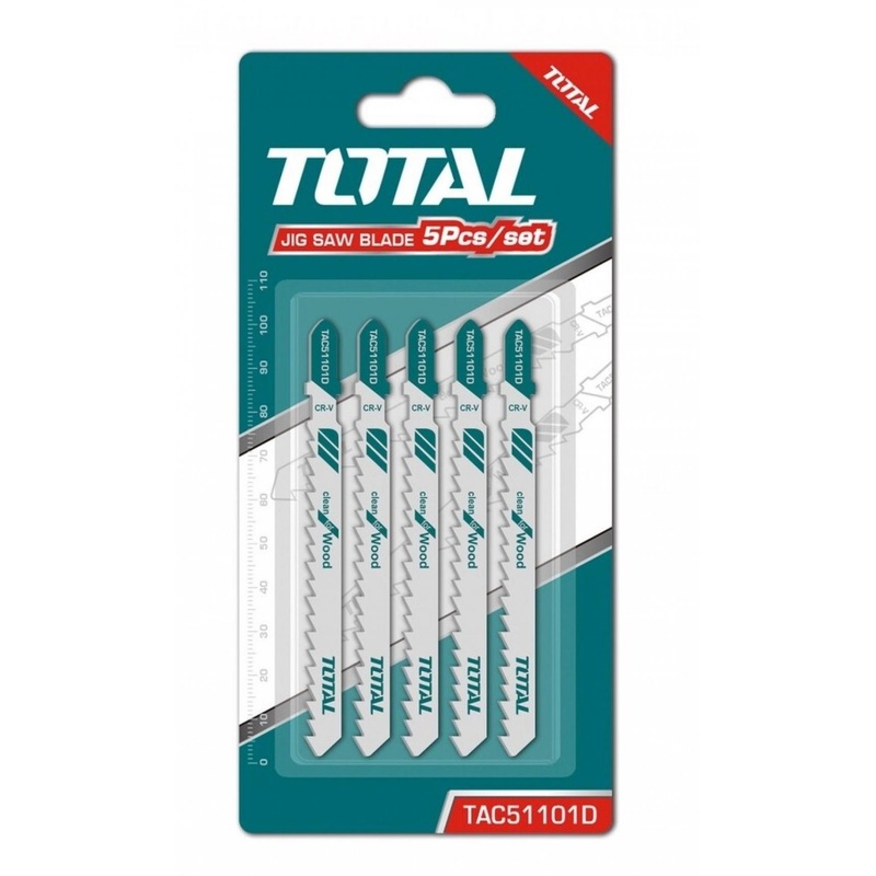 TOTAL TOOLS 5pcs Jig saw blade for wood  - TAC51101D