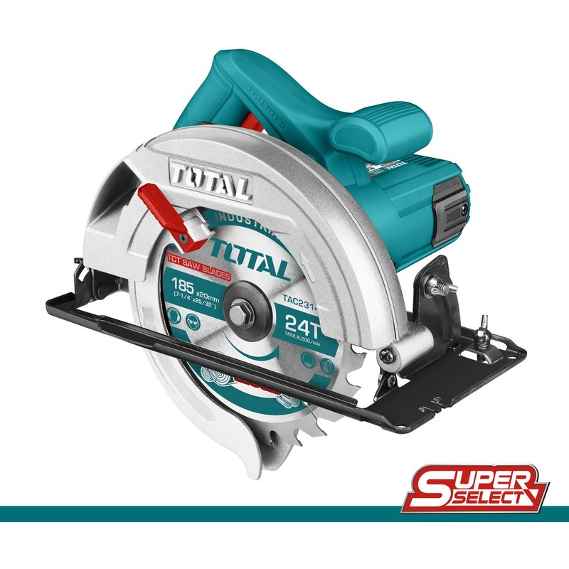 TOTAL TOOLS  Circular saw 1400W / Blade 185x20mm - TS11418526
