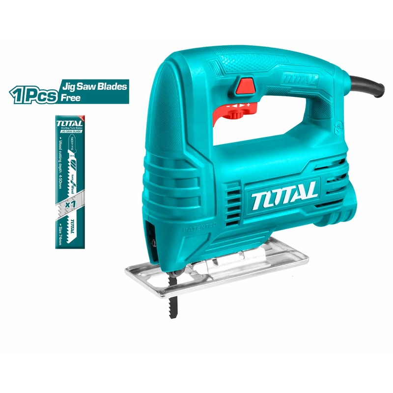 TOTAL TOOLS Jig saw 400W / Cutting capacity for Wood 55mm - TS2045565