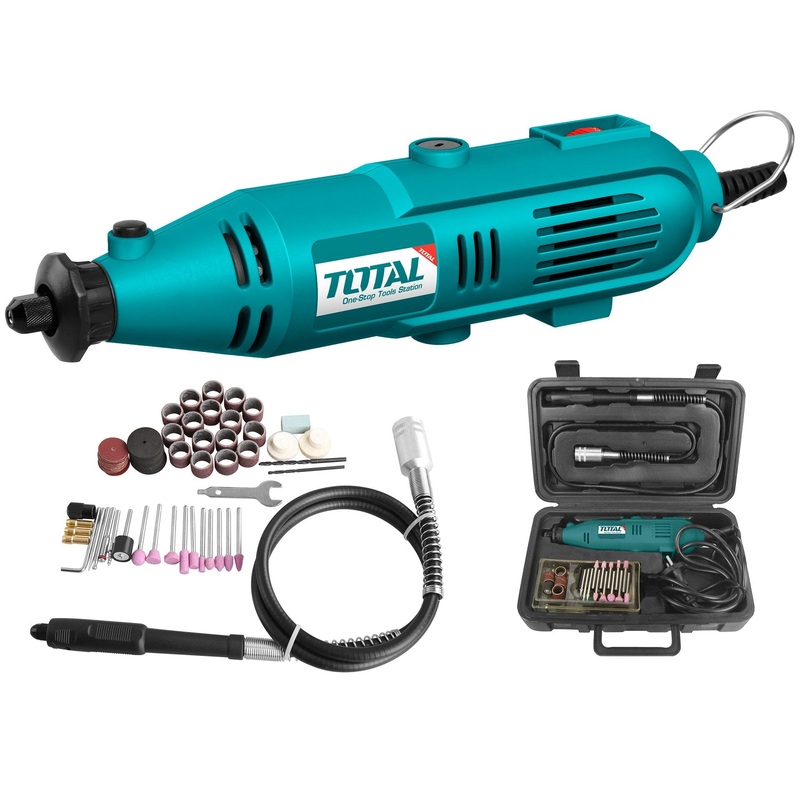 TOTAL TOOLS Mini grinder 130W / Collet 3.2mm - TG501032