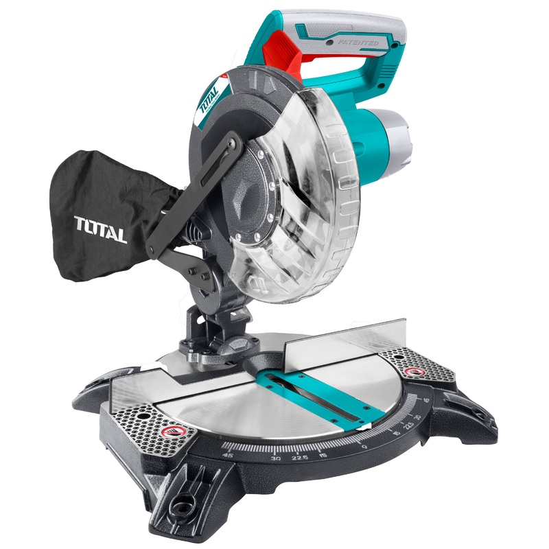 TOTAL TOOLS Mitre saw 1400W / Blade 210x25.4mm - TS42142101