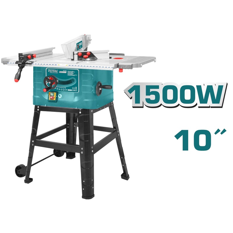 TOTAL TOOLS Table saw 1500W / Blade 254x16mm - TS5152542