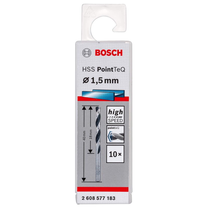 Bosch Accessories 2608577183 Metal twist drill bit 1.50 mm