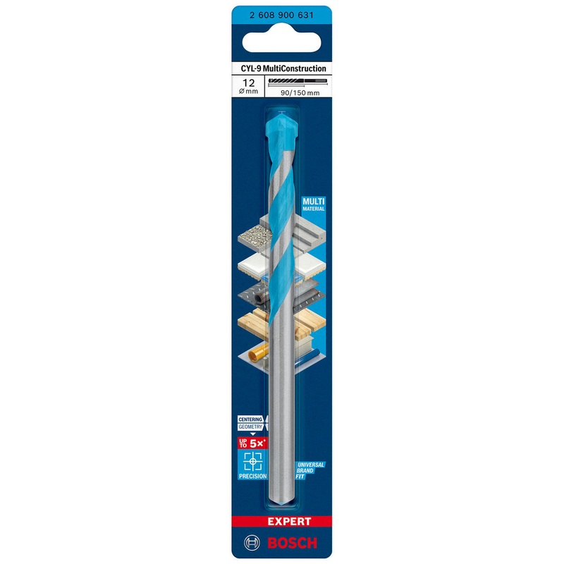 Bosch Accessories EXPERT CYL-9 MultiConstruction 2608900631 Multi-purpose drill bit 1-piece 12 mm
