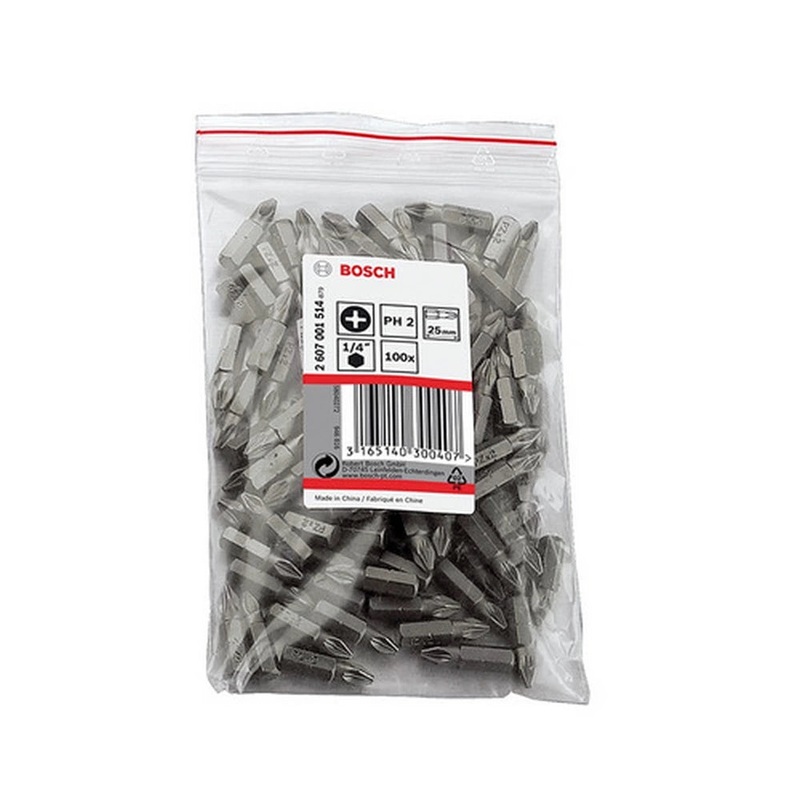 Bosch EXTRA HARD SCREWDRIVER BIT FOR ROTARY DRILLS/DRIVERS -1 psc - 2607001514