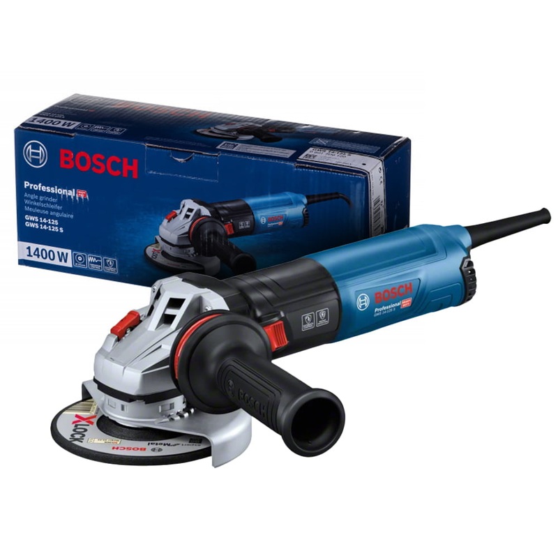 Bosch GWS 14-125 S Angle Grinder 1400 Watt  Germany With variable speed/ 06017D0100