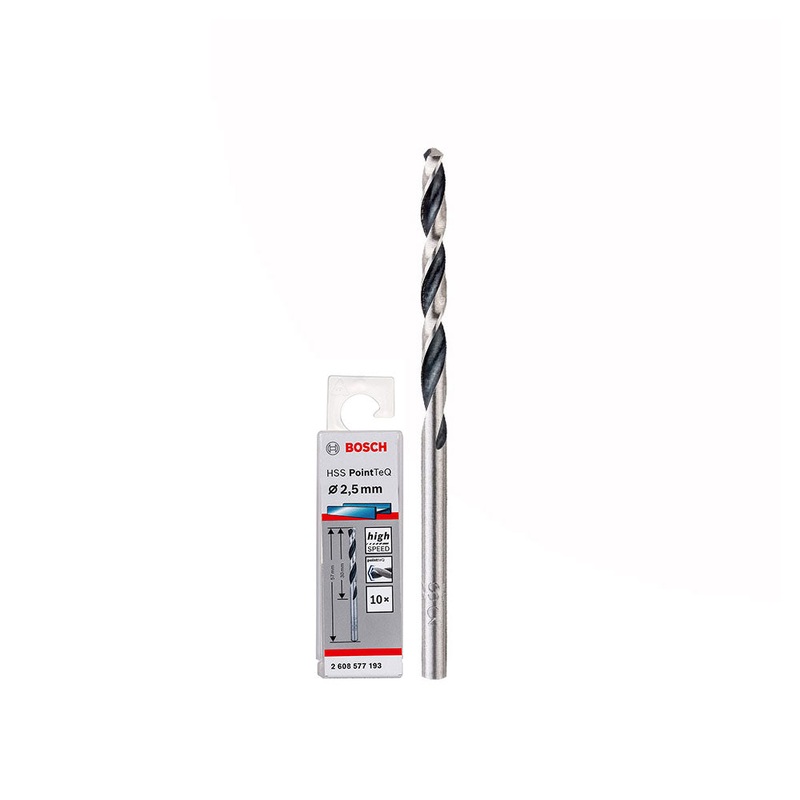 Bosch HSS Twist Drill Bit PointTeQ 2.5mm 2608577193