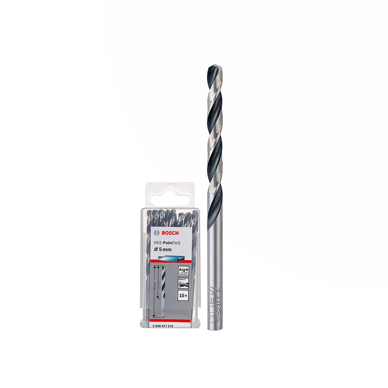 Bosch HSS Twist Drill Bit PointTeQ  5.0MM 2608577218