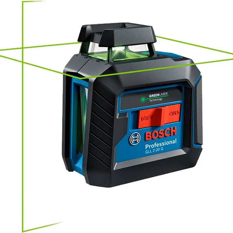 BOSCH Laser weighing scale 2 lines 360 degrees - green-0601065000