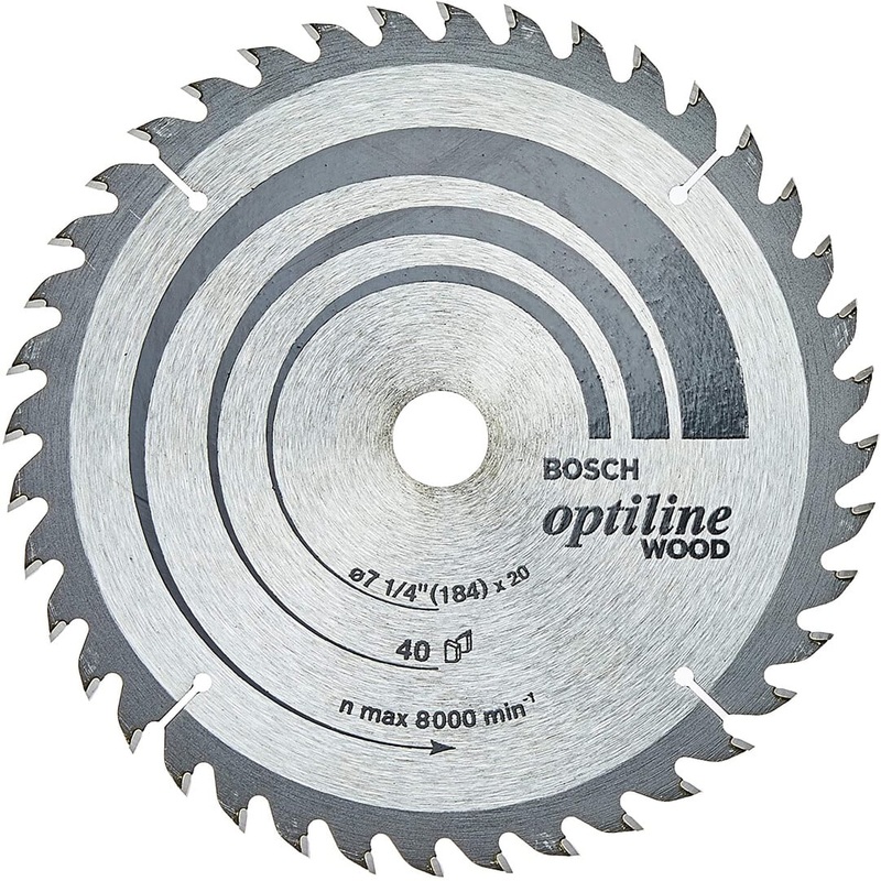 Bosch OPTILINE WOOD CIRCULAR SAW BLADE FOR TABLE SAWS 7.25 - 2608640853