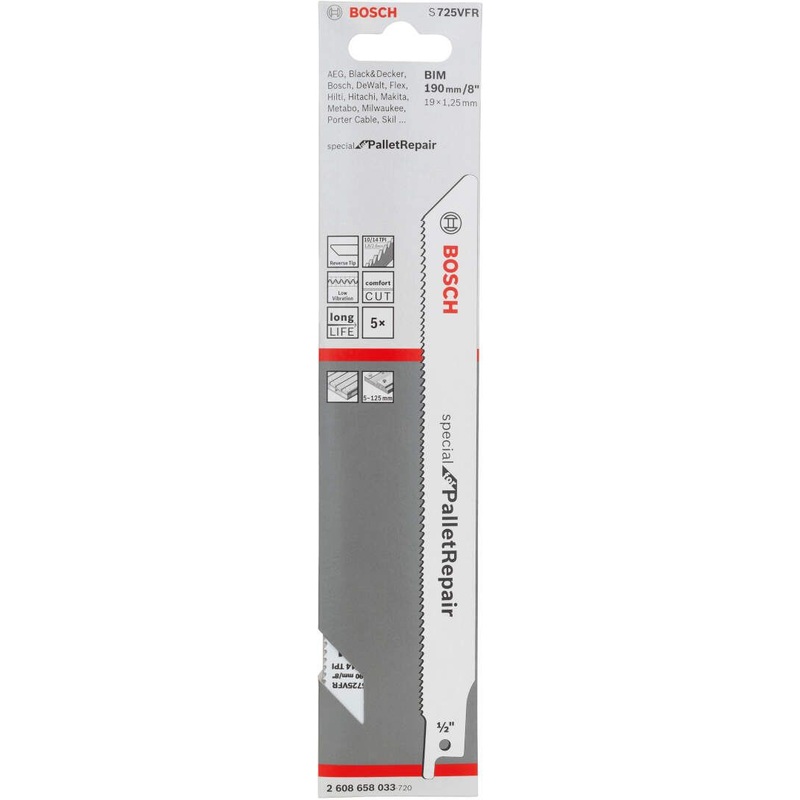 Bosch REPAIR RECIPROCATING SAW BLADE FOR RECIPROCATING SAWS - 2608658033