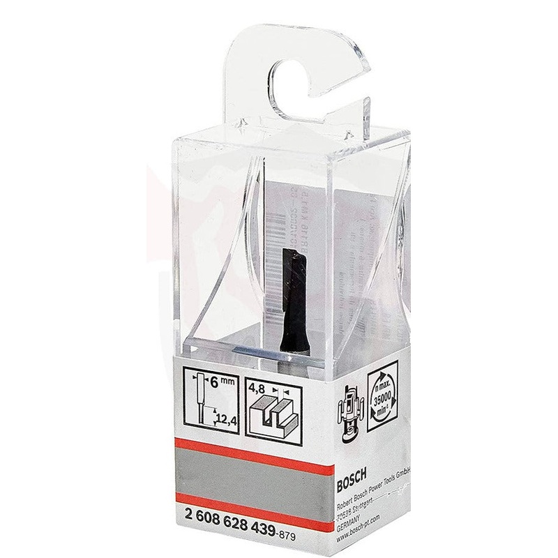 Bosch Straight Router Bit 6, 4.8x51-2608628439