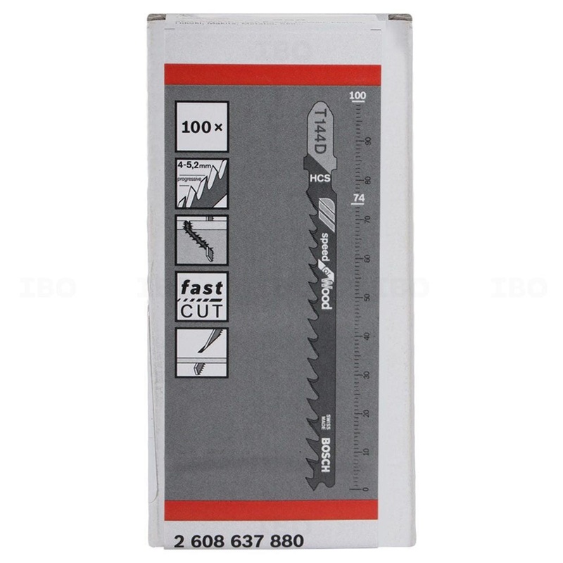 Bosch T 144 D SPEED FOR WOOD JIGSAW BLADE FOR JIGSAWS - 2608637880