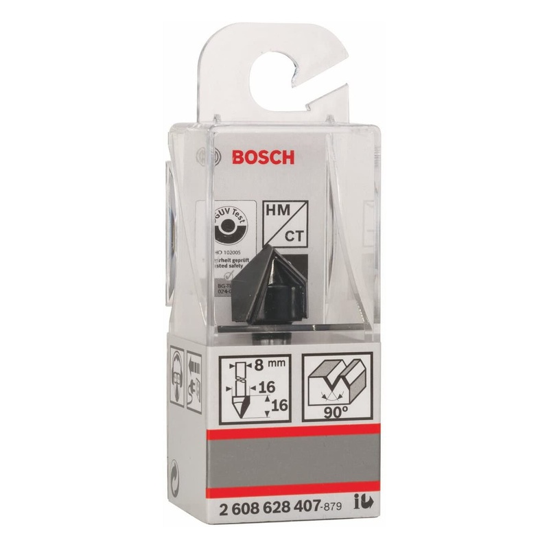 Bosch V-GROOVE Router Bit  8, 16x45-2608628407