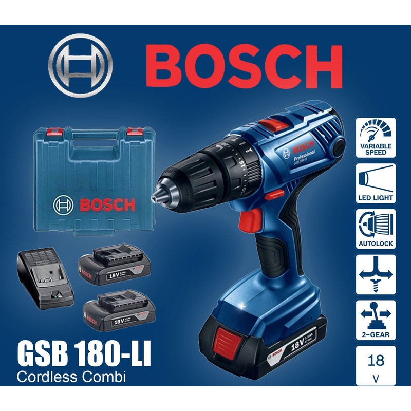 GSB 180-LI PROFESSIONAL CORDLESS COMBI 06019F83K0