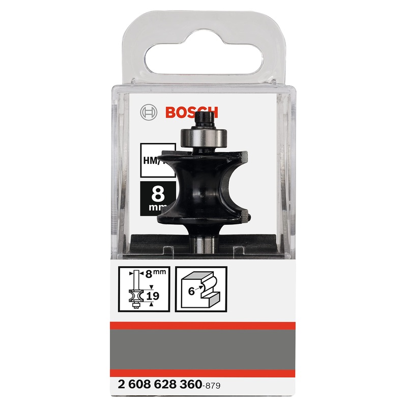 Bosch GUIDED STAFF BEAD Router Bit 8x27,8x63-2608628360