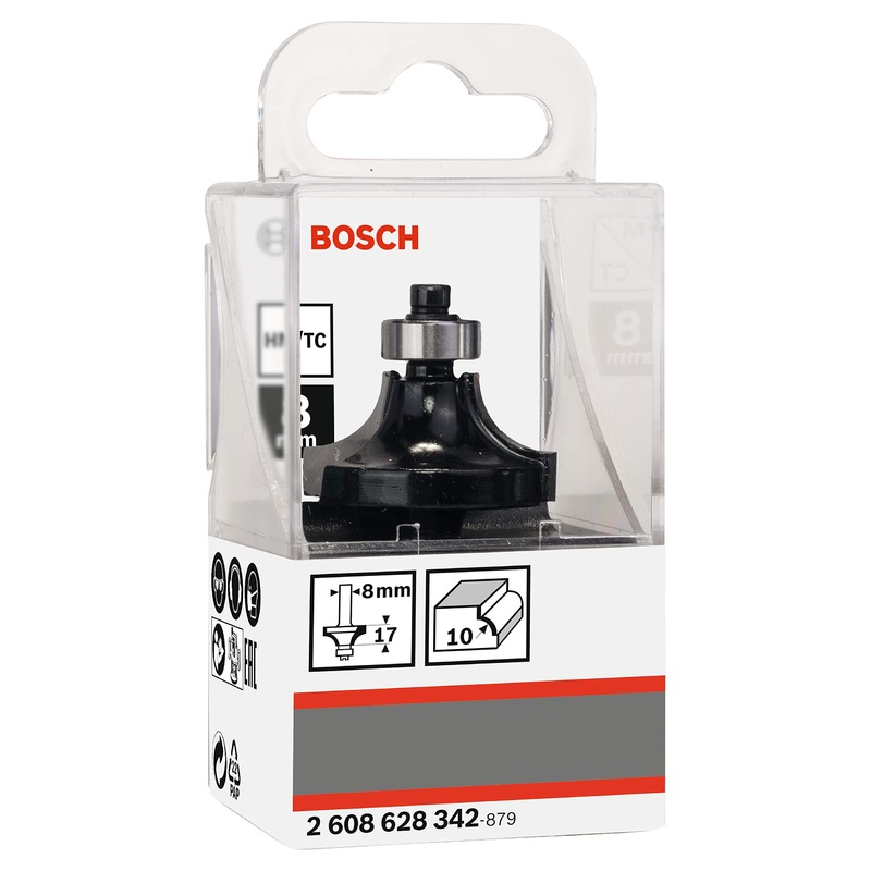 Bosch Rounding Over Router Bit -8, 32.7x57 mm -2608628342