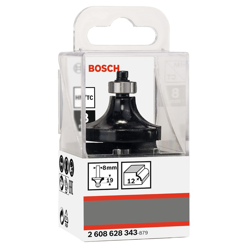 Bosch Rounding Over Router Bit 8, 36.7x60 mm -2608628343