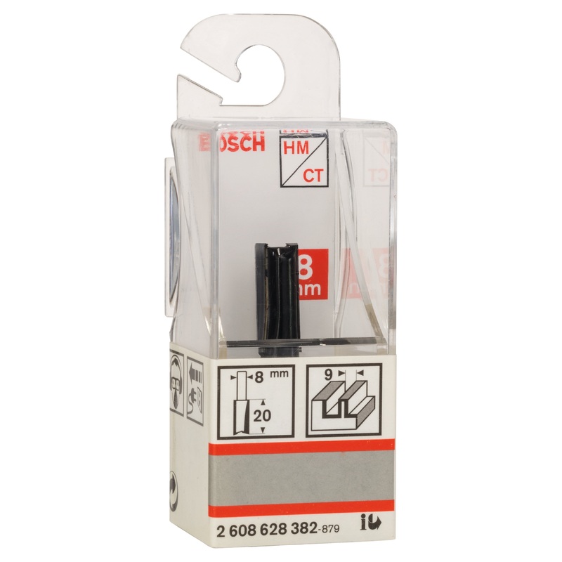 Bosch STRAIGHT Router Bit 8, 9x51-2608628382
