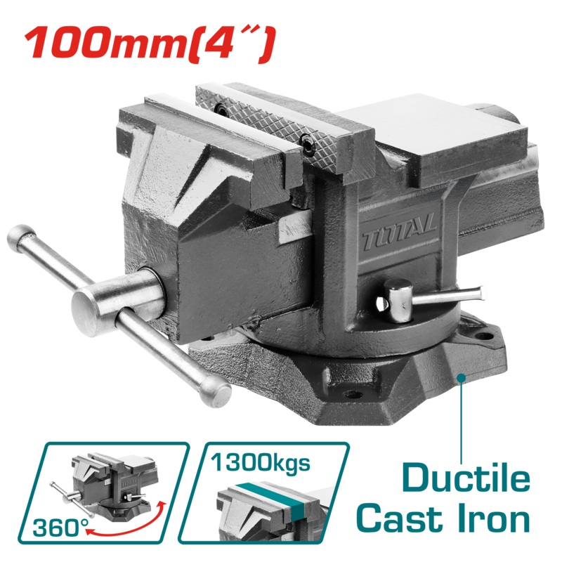 Total tools Bench bench Swivel base vice 4 "  - THT6146