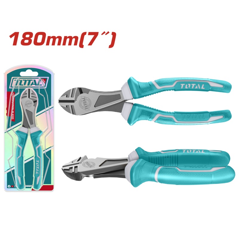 Total tools Heavy-duty diagonal cutting pliers 7 " / 180 mm - THT1776P