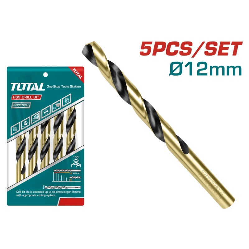 Total tools HSS drill bit 12 mm - TAC101203