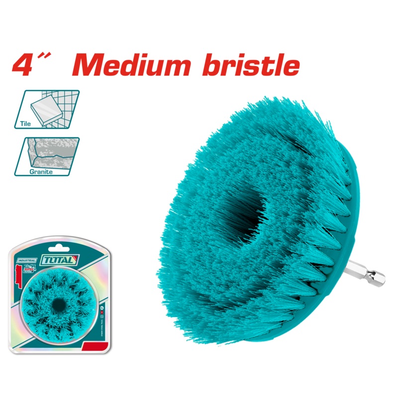 Total tools Medium bristle brush 4 "  - TACM1041