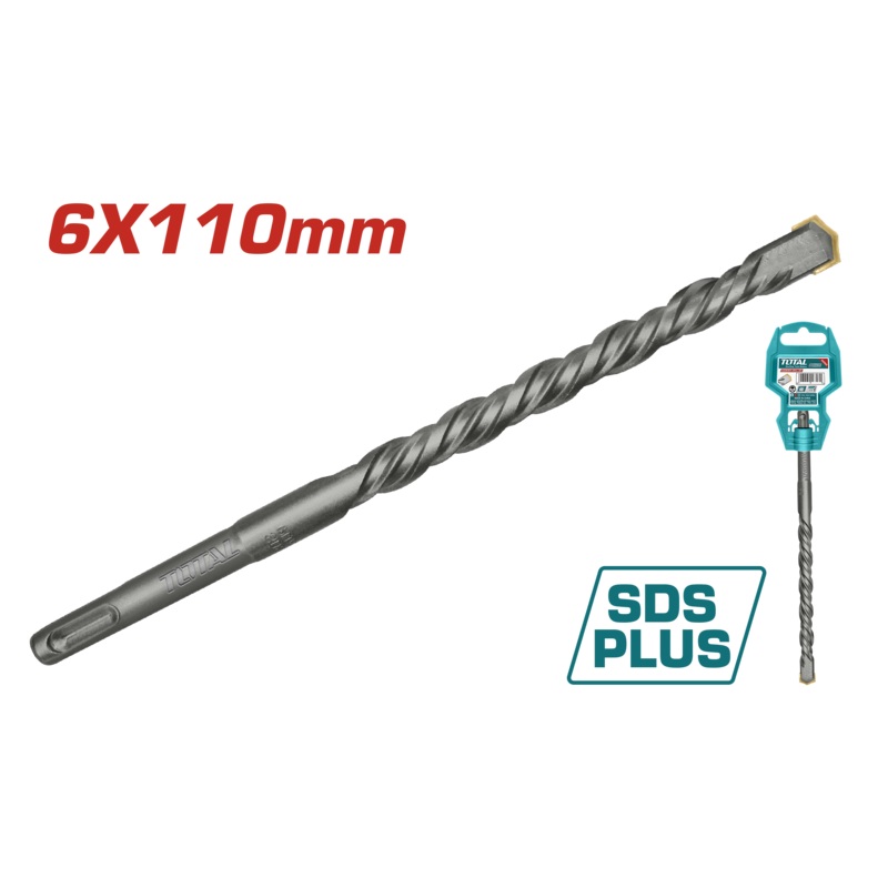 Total total SDS plus hammer drill bit 6*110 mm - TAC310601