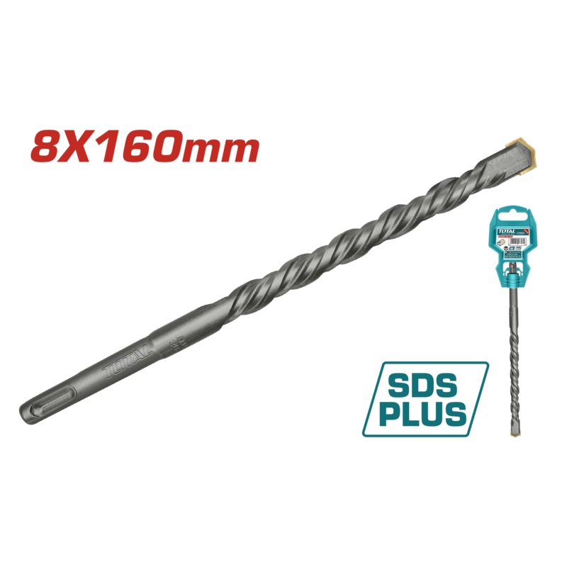 Total total SDS plus hammer drill bit 8*160 mm - TAC310802