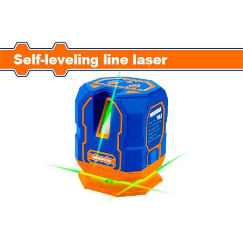 WADFOW Self-leveling line laser(Green laser beams) - 2 lines -30 Meter - WLE1M05