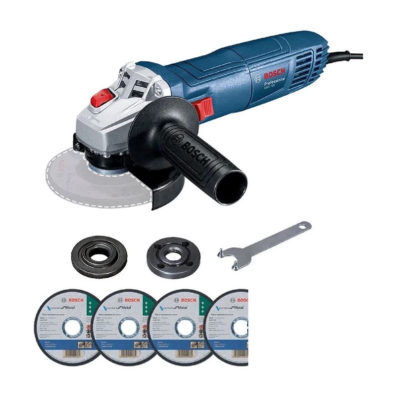 Bosch  Angle Grinder 4.5 inch 710 w  +  4 pcs Cutting disc GWS 700 - 06013A30K3