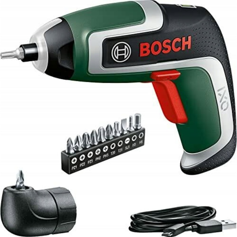 Bosch Cordless Screwdriver With Micro USB Cable 3.6 V + Accessories IXO  - 06039E0003