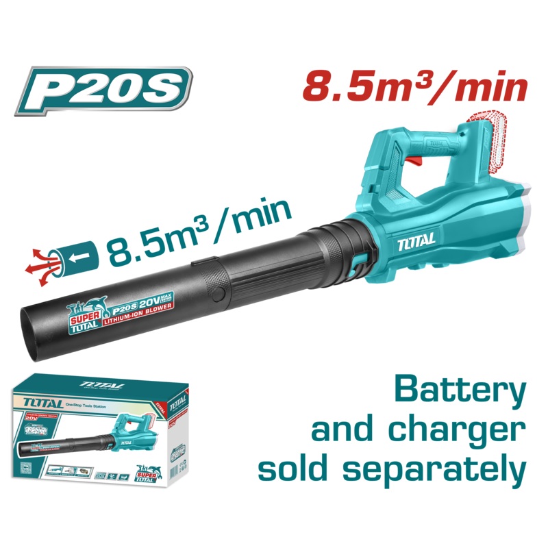 Total tools Cordless blower 20 V with out Battery and charger - TABLI20323