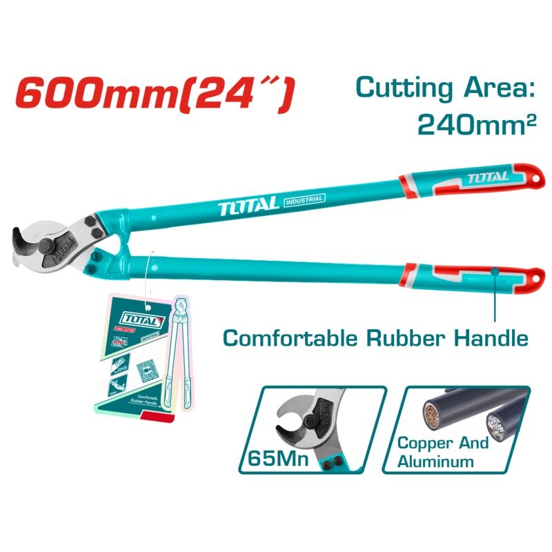 Total tools Industrial Cable cutter 24"  240 mm - THT115242
