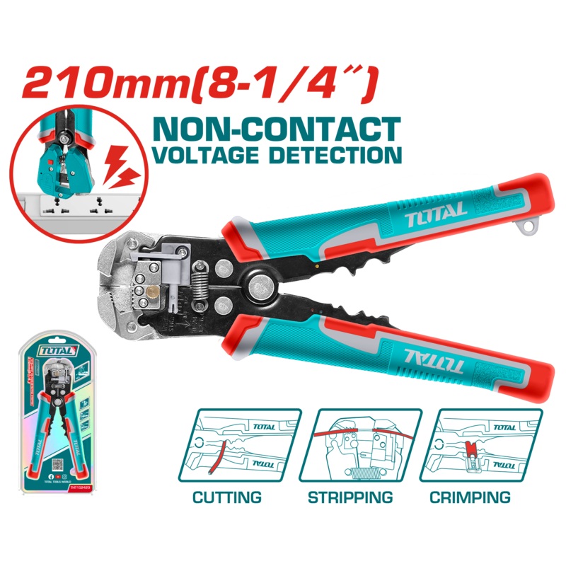 Total tools Industrial Intelligent voltage-detecting stripper 4*1 size 8.25" - THT152429