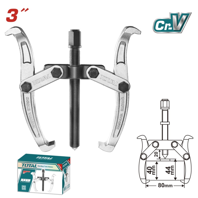 Total tools Industrial Two jaws puller 3"  - THTGP236