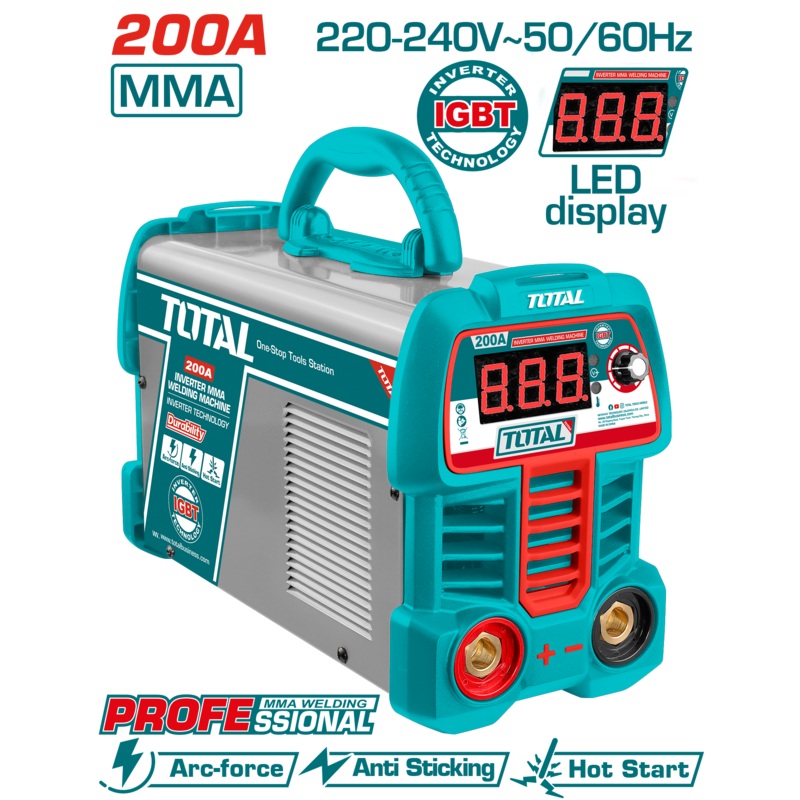 Total tools Inverter MMA welding machine 200 A - TW220069