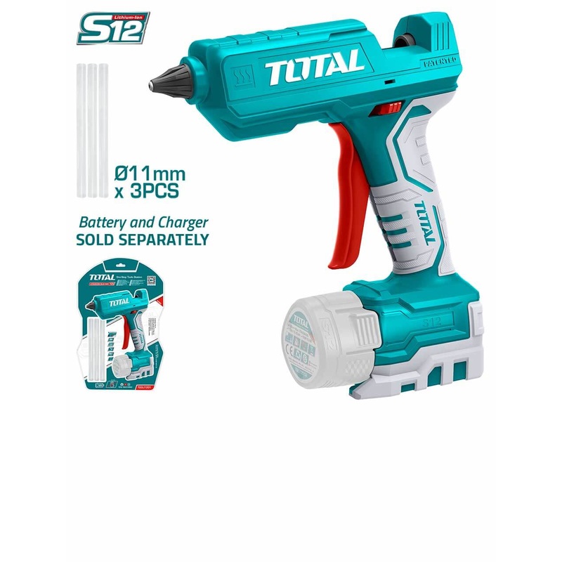 Total tools Lithium-ion glue gun 12 V without Battery and charger - TGGLI1201