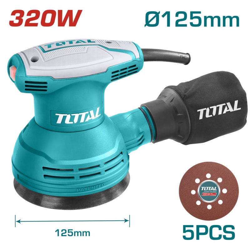 Total tools Rotary sander 5" 320 W - TF2031256