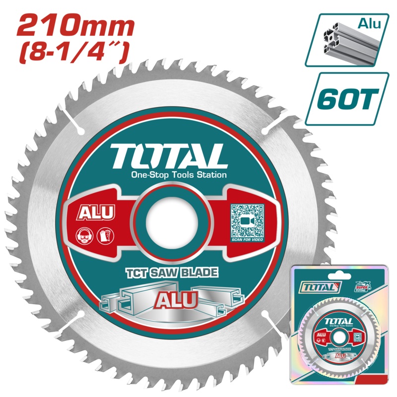 Total tools TCT saw blade for aluminum 10 inch 100 T- TAC2337210