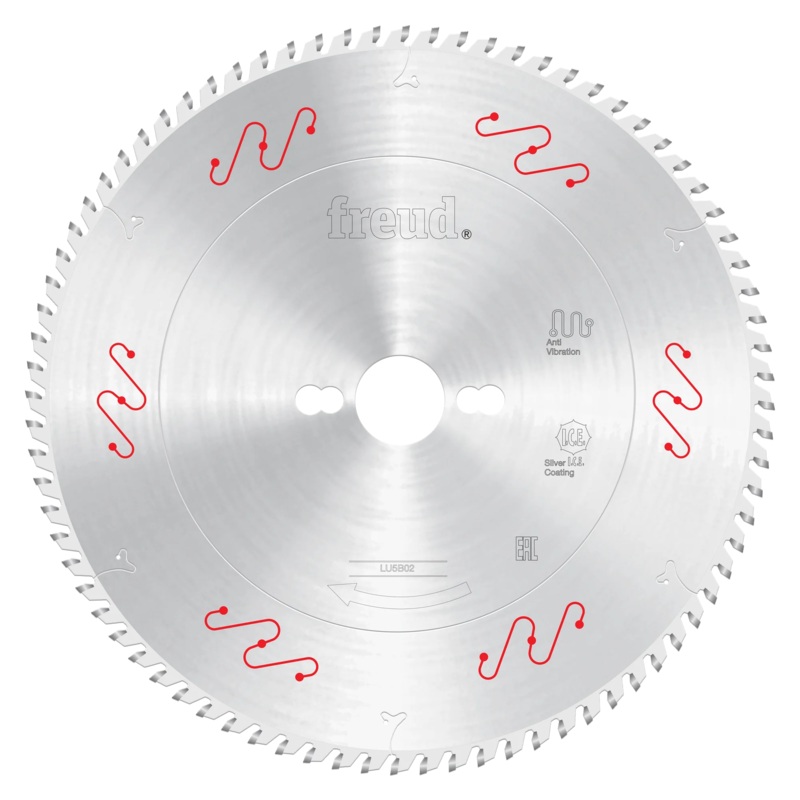 Freud Circular Saw Blade 250 MM-10 Inchx2.8x30 mm, 80 Teeth Thin to Medium Aluminum & Non Ferrous Blades with Mechanical Clamping-F03FS05220