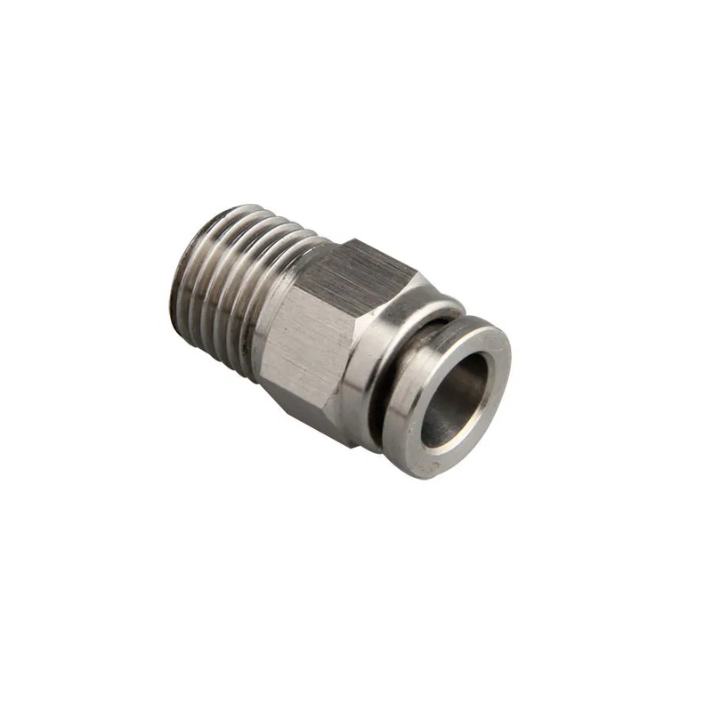 Stainless steel Male Connector Pneumatic Air tube fittings Thread Model -SSPC