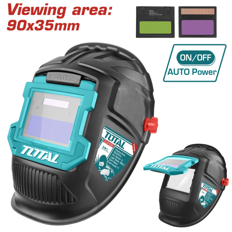 Total tools Auto-darkening welding helmet 9035mm DIN 4 - TSP9309