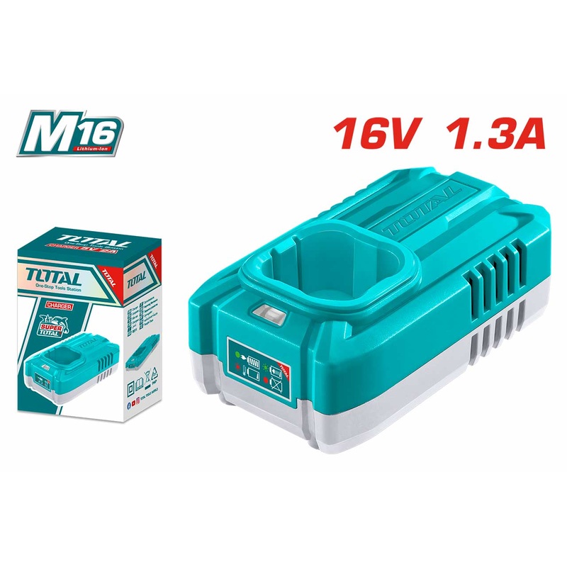 Total tools  Battery charger 16V - 1.3 Ah - TFCLI1613