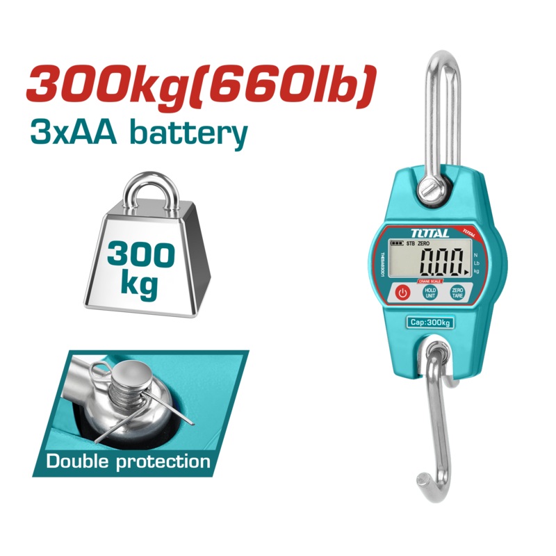 Total tools Digital Crane scale 300 kg - THESA63001