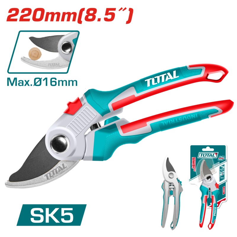 Total tools Garden Pruning Shear  8.5" (215mm) - THT0601