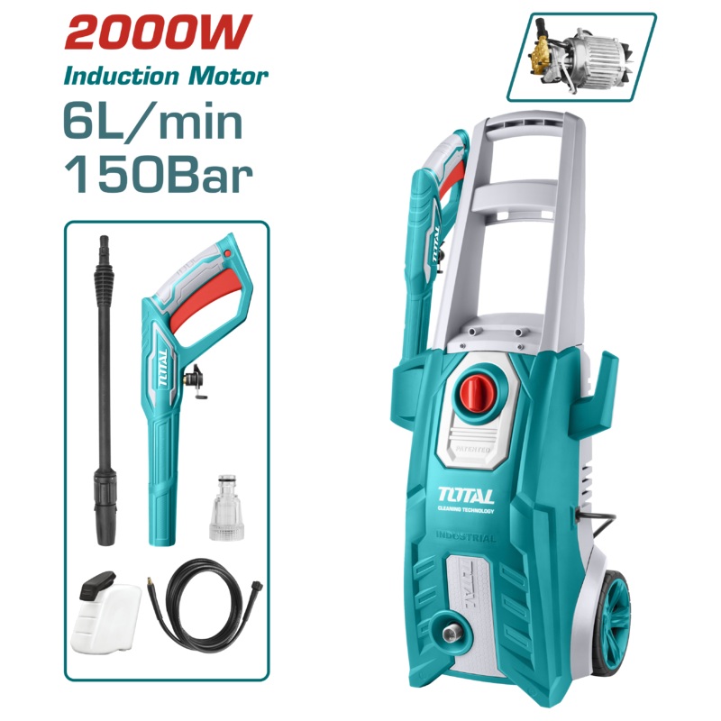 Total tools High pressure washer 2000 W 150 bar - TGT11226