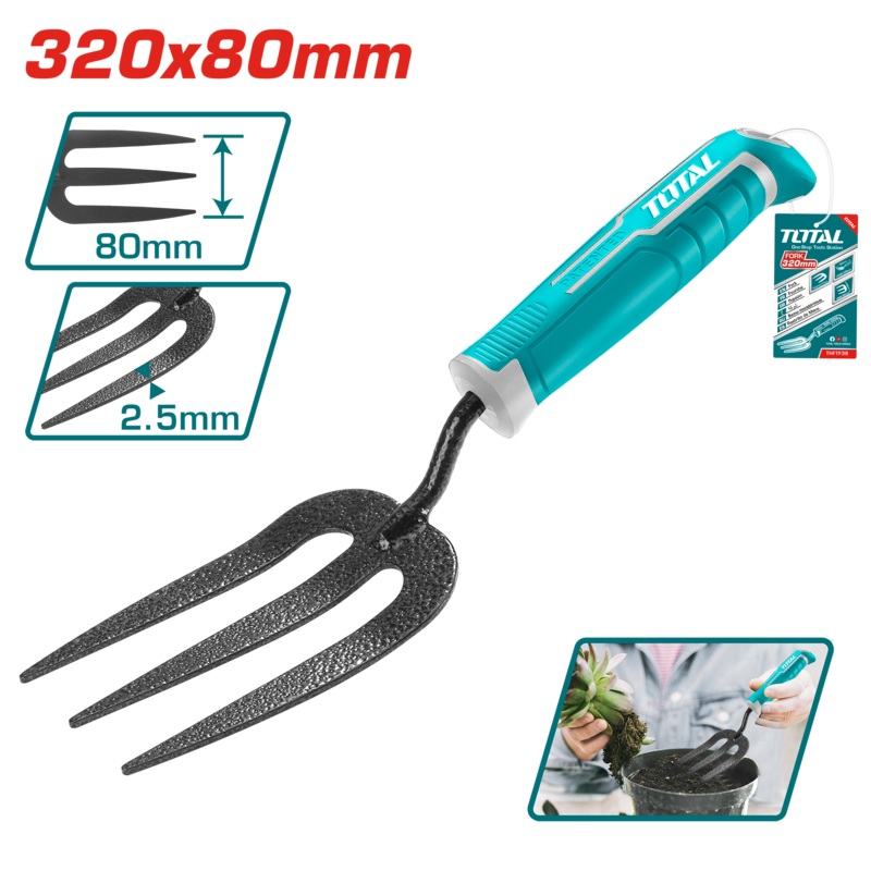 Total tools Mini Garden Fork 320mm - THFTF38