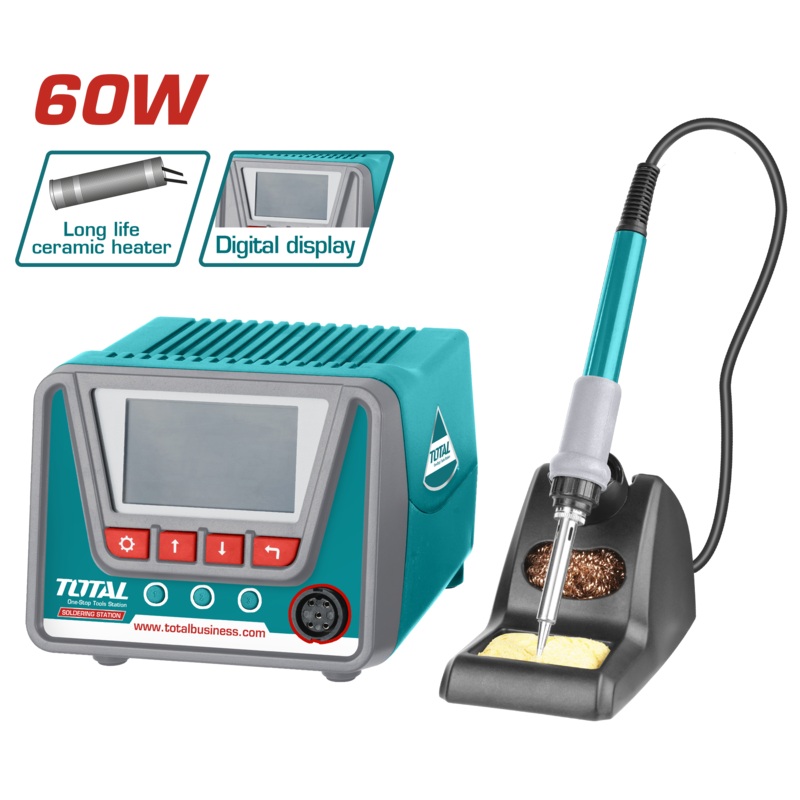 Total tools Soldering station 60 W  +  stand - TET160923